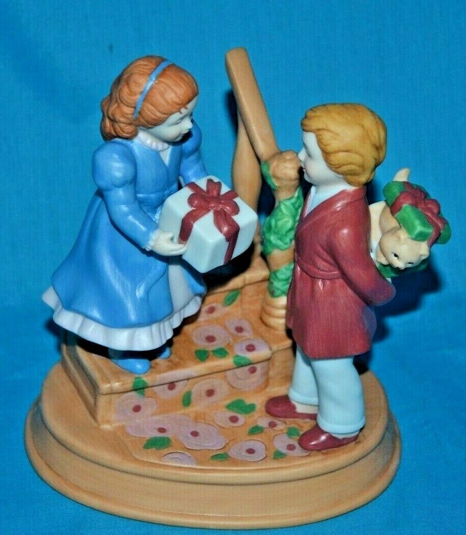 1984 Christmas Memories Celebrating The Gift Of Giving Figurine Holiday