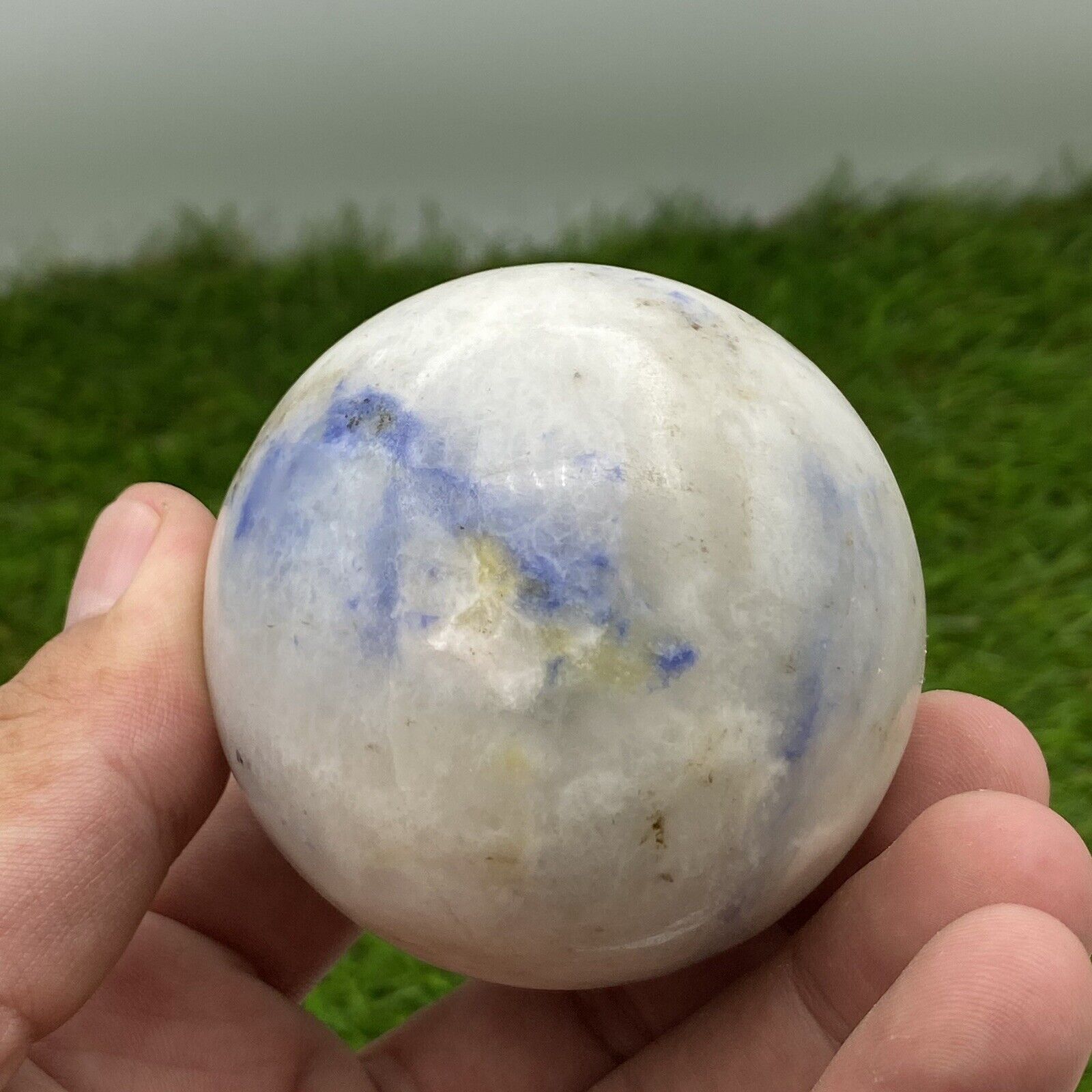 300-gram Afghanite  Sphere Healing Crystal Natural Stone Ball Reiki Mineral