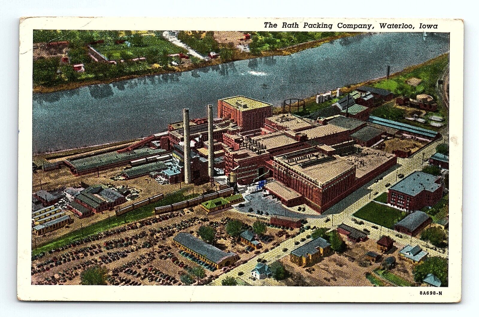 The Rath Packing Company Waterloo Iowa Vintage Postcard