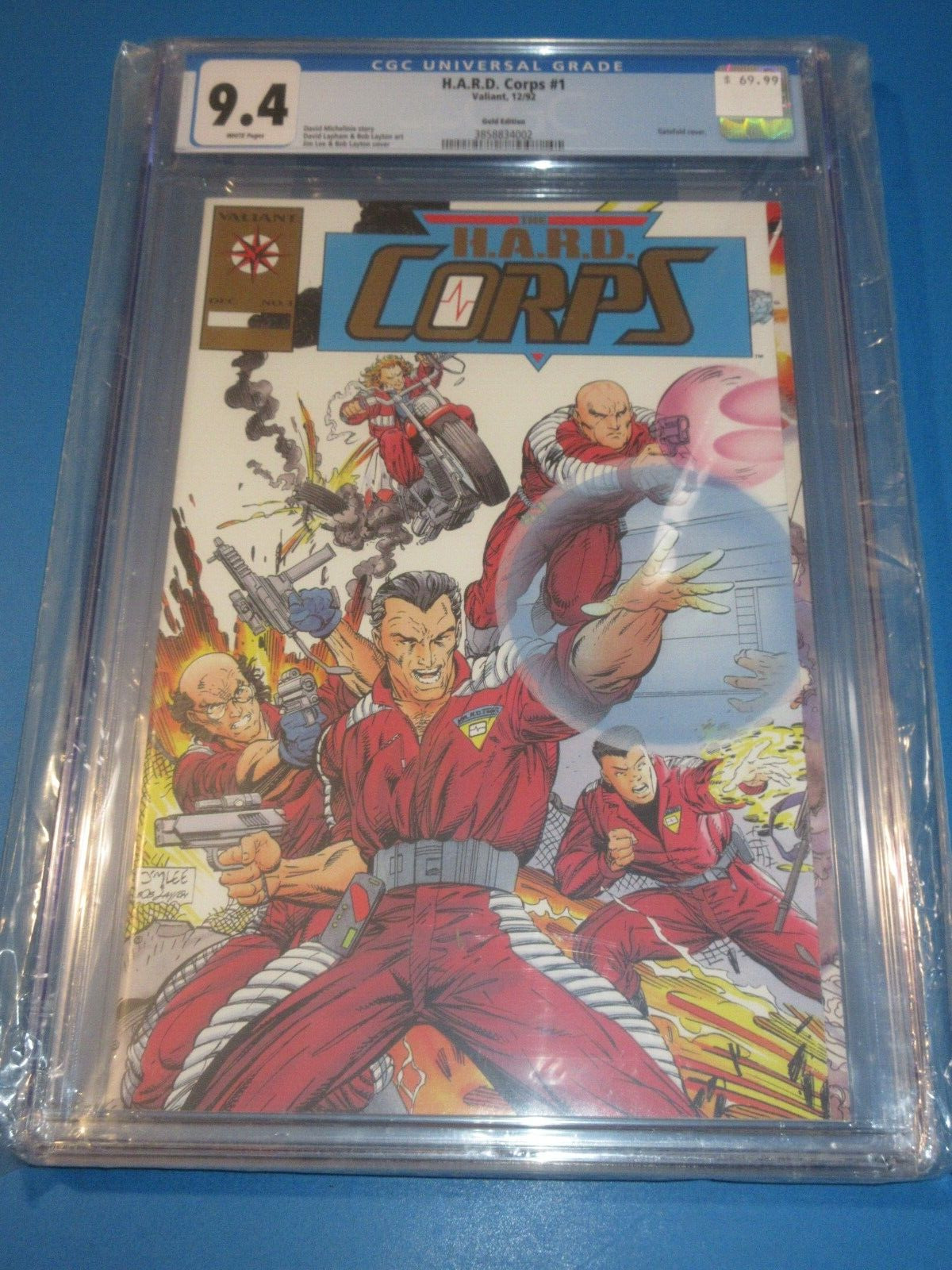 HARD Corps #1 Gold Variant CGC 9.4 NM Gorgeous Gem wow