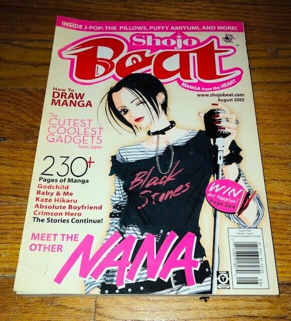 Shojo Beat August 2005 English Manga Magazine Volume 1 Issue 2 Rare Nana