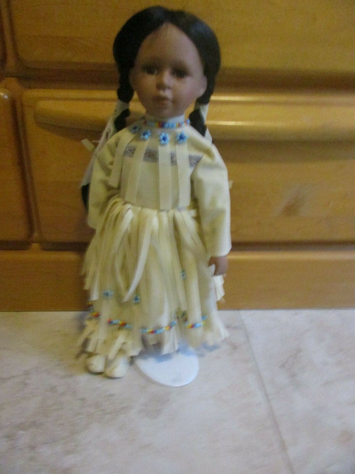 Collectible Native American Indian Doll w/ Traditional Native Outfit