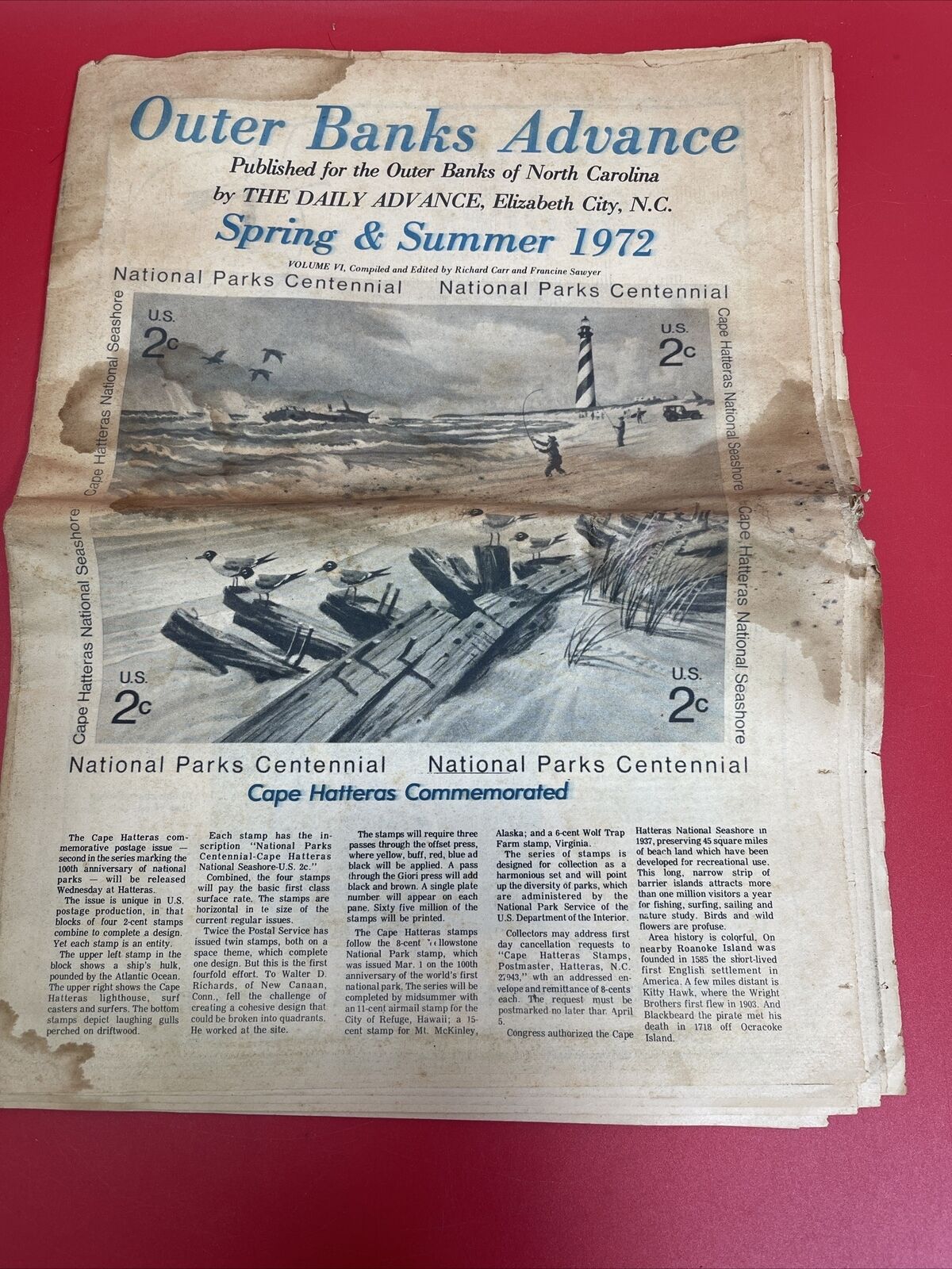 The Outer Banks Advance,Starring & Summer 1972