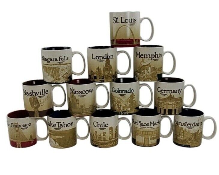 2012 Starbucks coffee collectors series Ceramic 16 fl oz/473 mL Mug