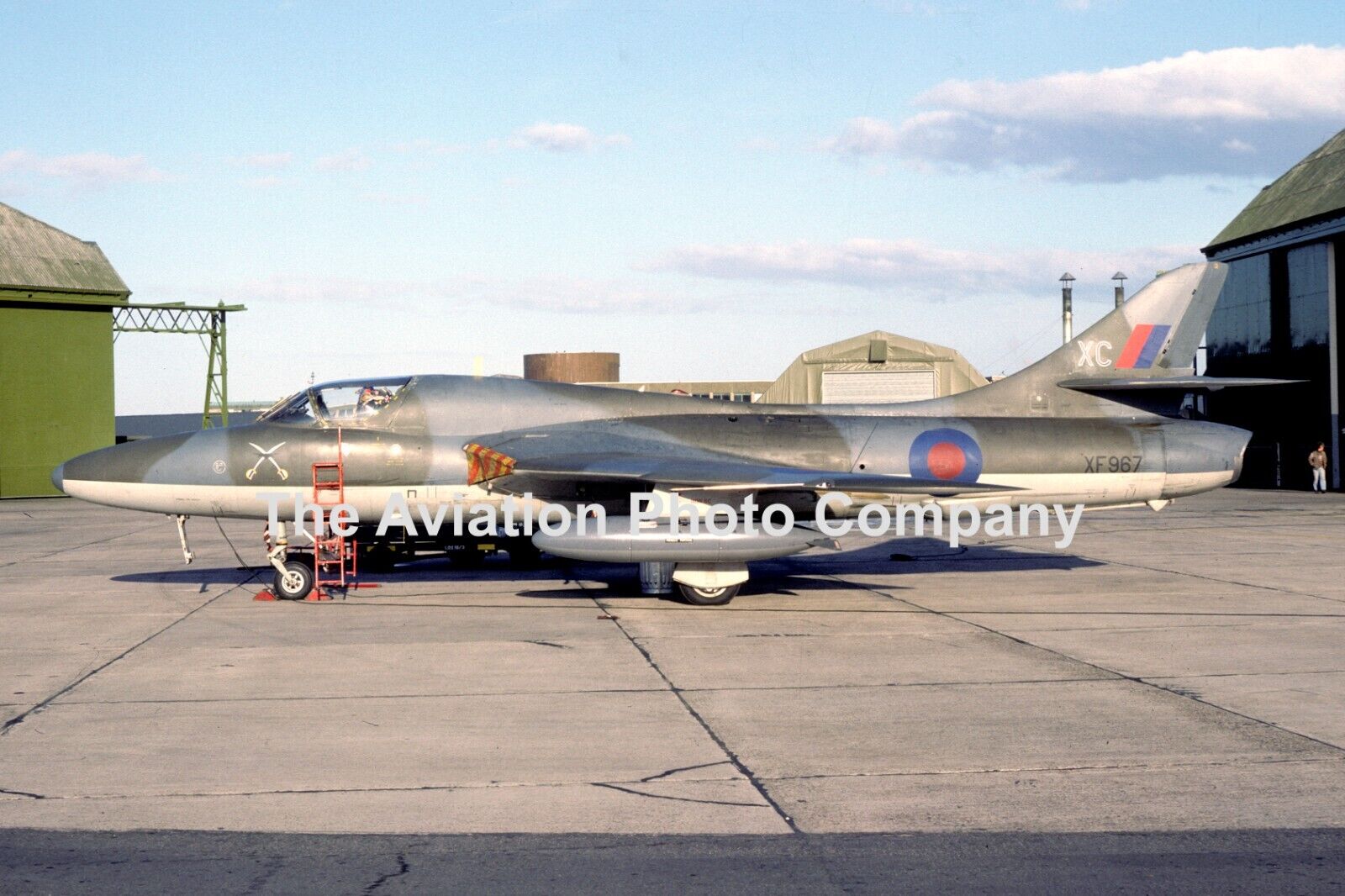 RAF 237 OCU Hawker Hunter T.7 XF967/XC (1985) Photograph