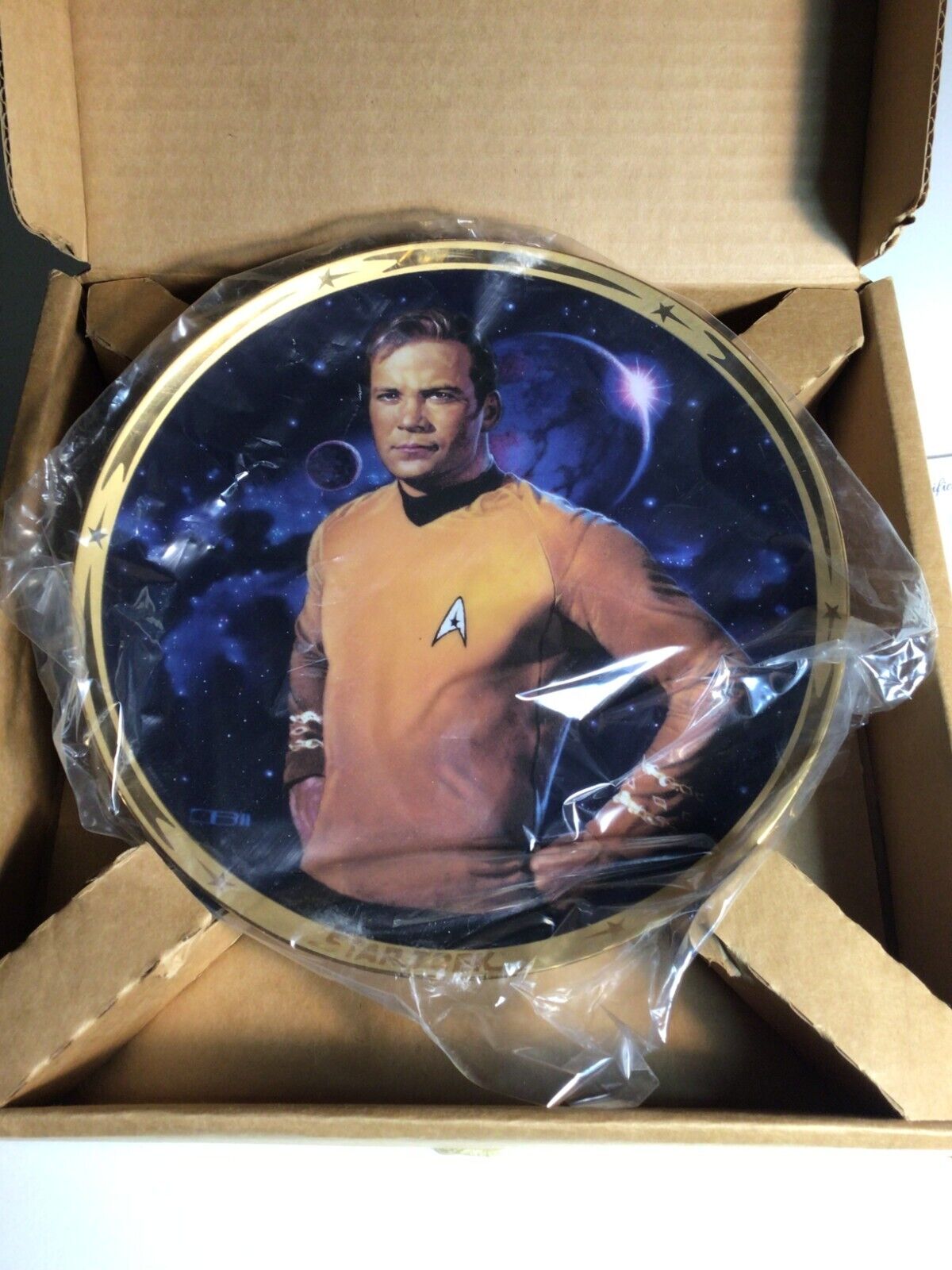 Star Trek - Kirk 25th anniversity Hamilton Plate Collection