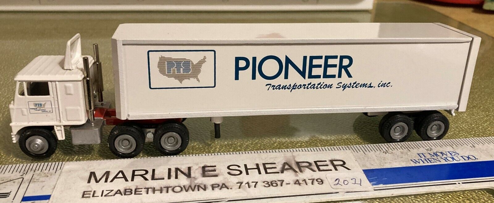 PIONEER TRANSPORTATION SYSTEM TRUCKING 7000 TRACTOR TRAILER WINROSS TRUCK