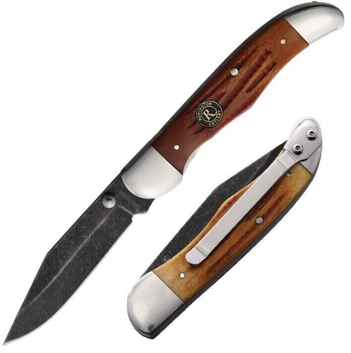 New Remington Back Woods Linerlock Folding Poket Knife 15647 BRAND NEW in BOX
