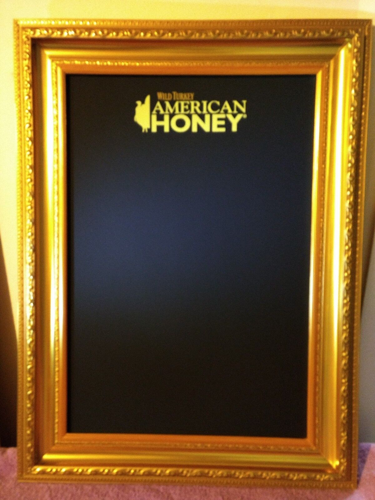 New Wild Turkey American Honey Whiskey Chalkboard Menue Board Sign 24\