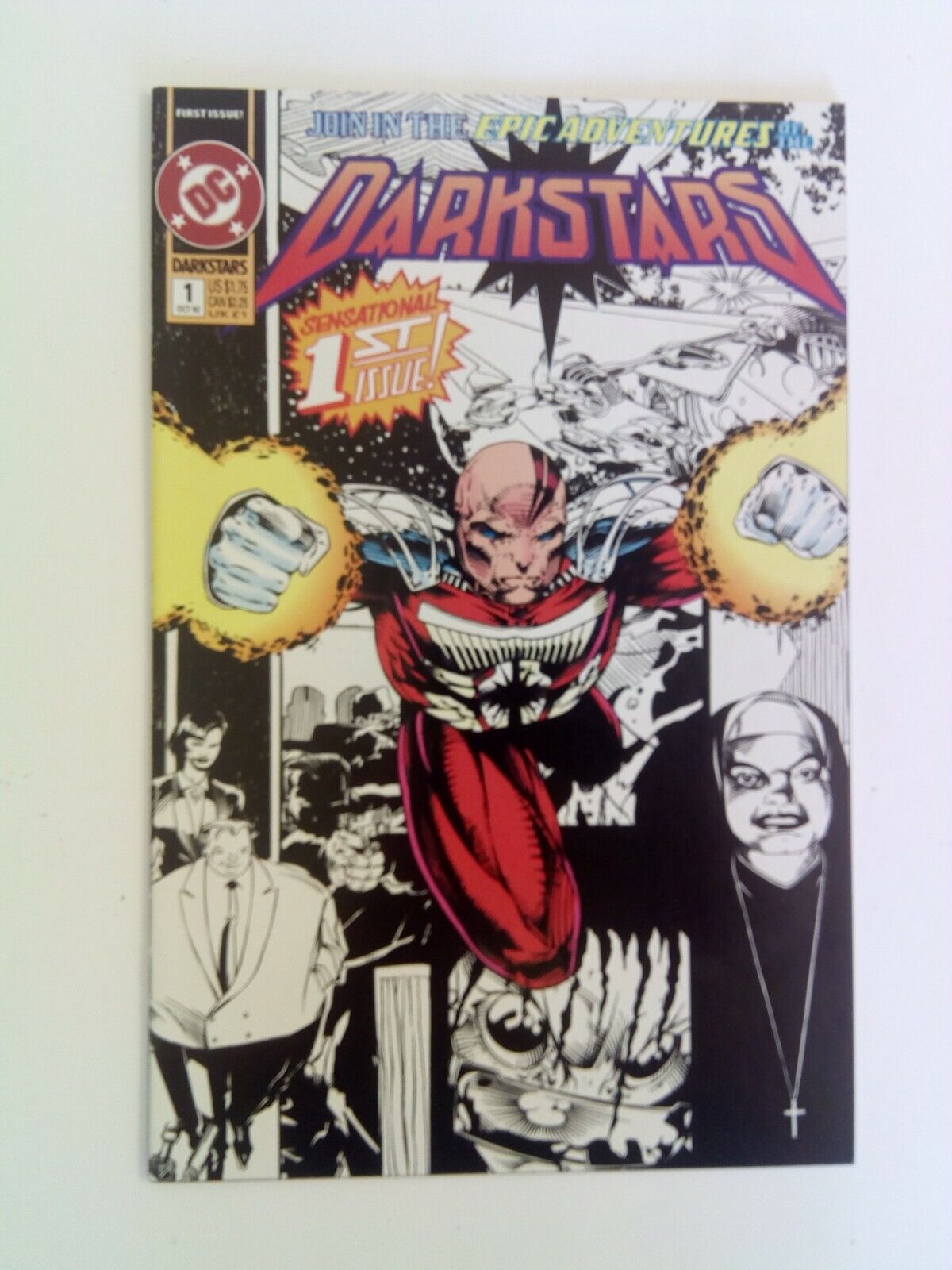 Darkstars #1 DC 1992 VF/NM Travis Charest cover Larry Stroman 1st appearance