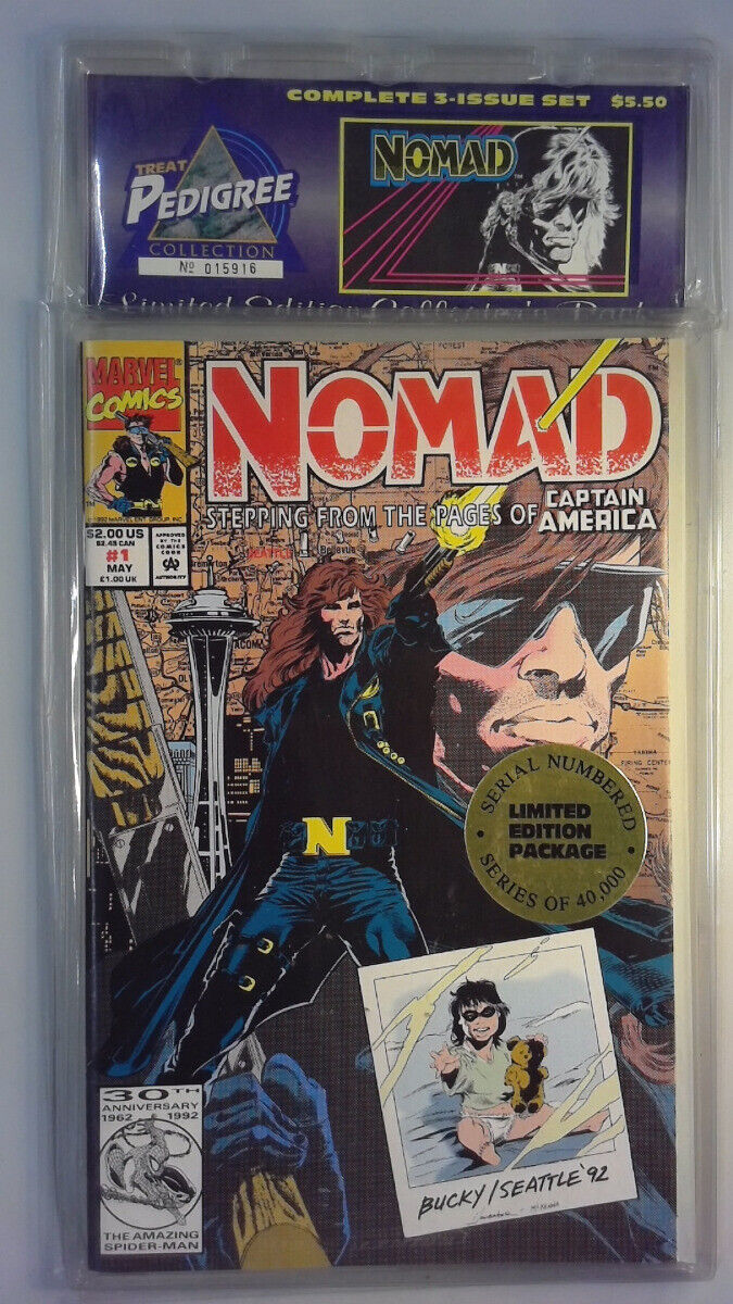 NOMAD LIMITED EDITION COLLECTOR SET #1-3 NUMBERED TREAT PEDEGREE (VERY FINE)