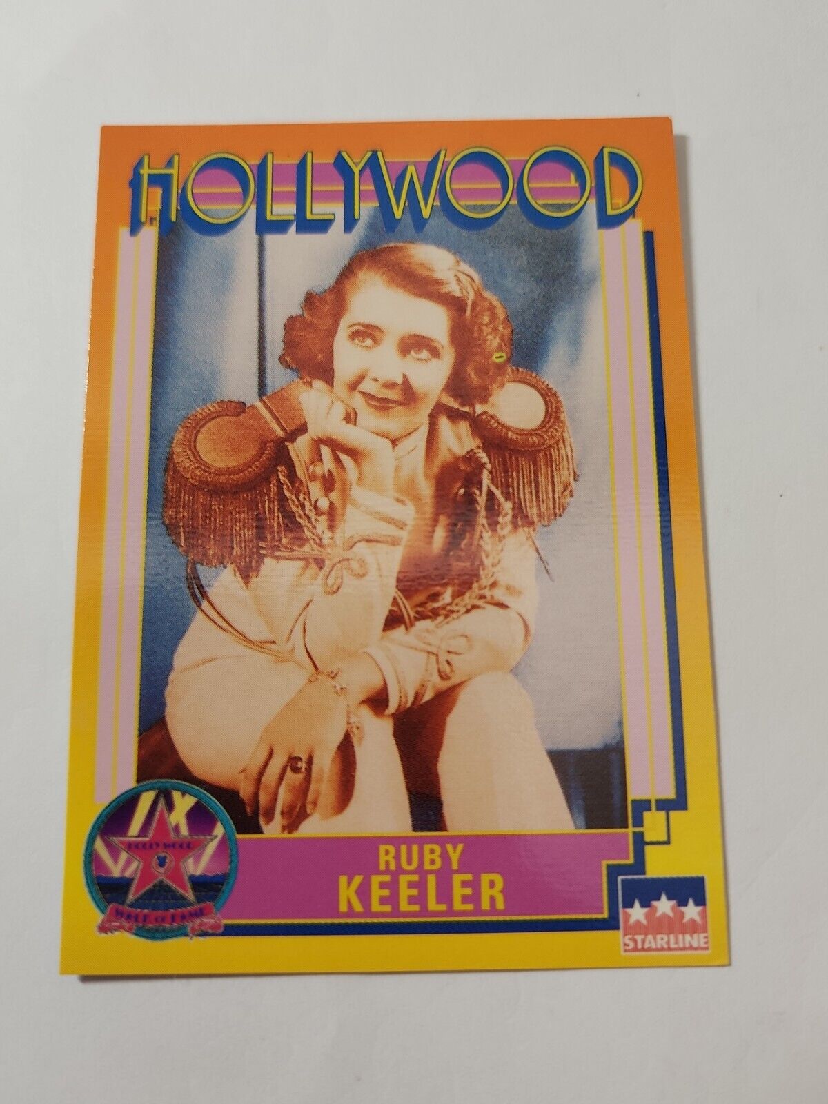 Vintage Ruby Keeler Hollywood Walk of Fame Card # 80 Starline 1991 NM 