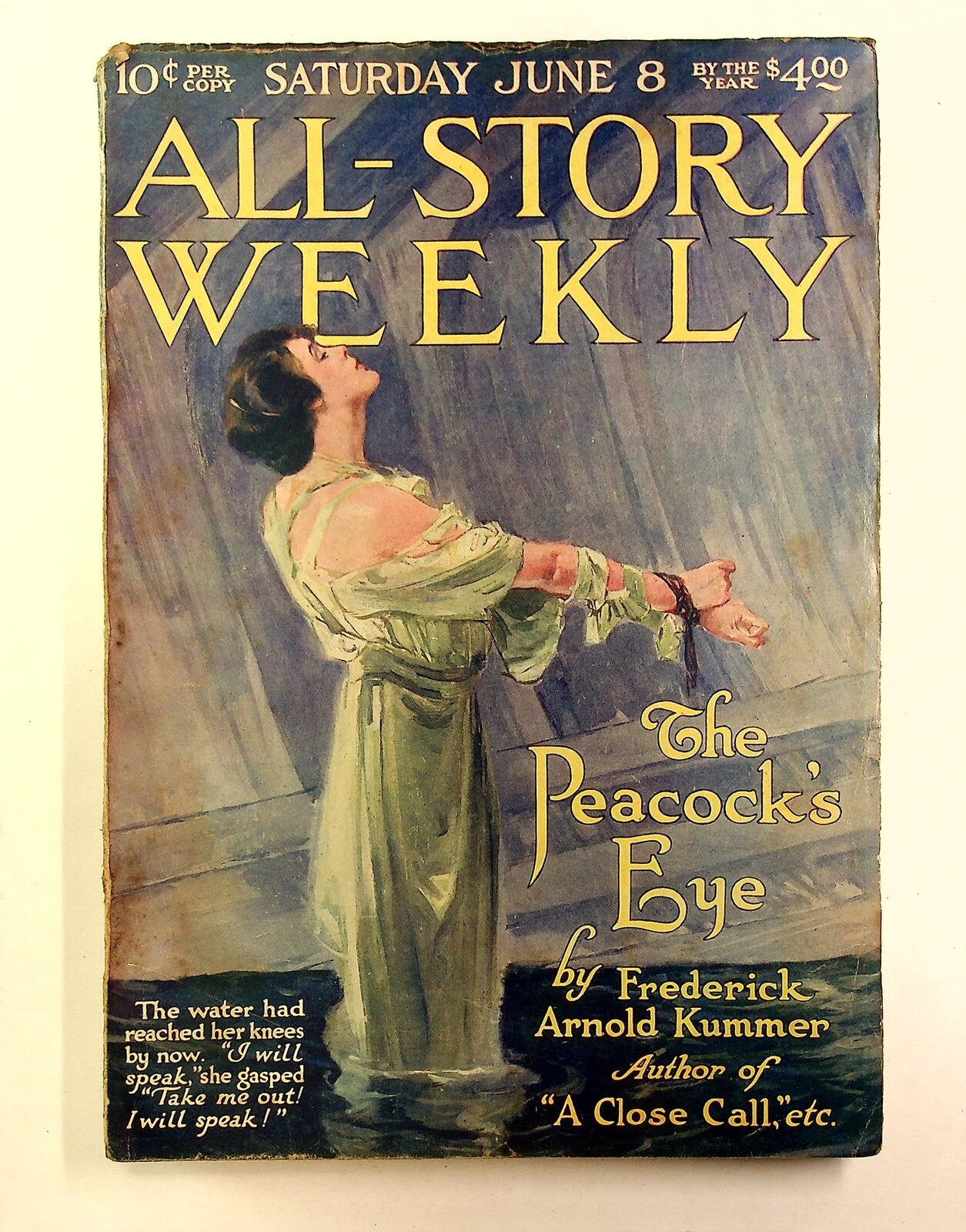 All-Story Weekly Pulp Jun 1918 Vol. 85 #1 GD/VG 3.0