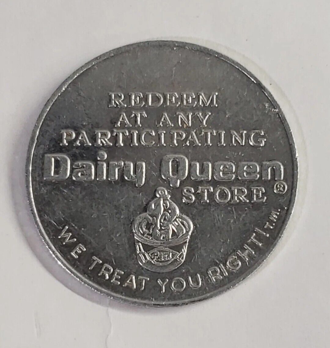 Vintage Advertising Dairy Queen Free Sundae or 40 Cents Off Royal Treat Token