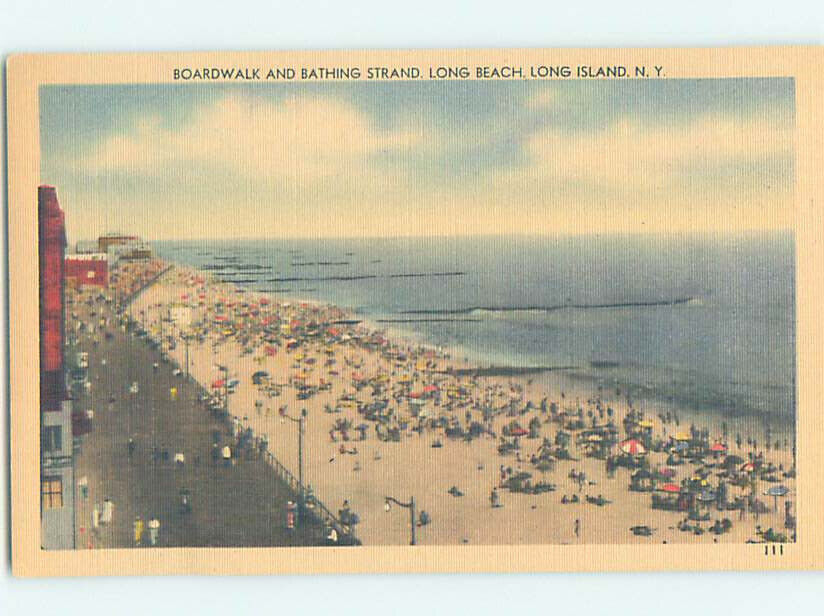 Linen BEACH SCENE Long Island - Long Beach New York NY 7/18 AE9471@