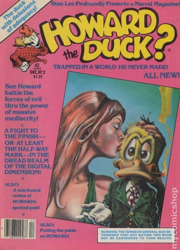 Howard the Duck #2 VG 1979 Stock Image Low Grade