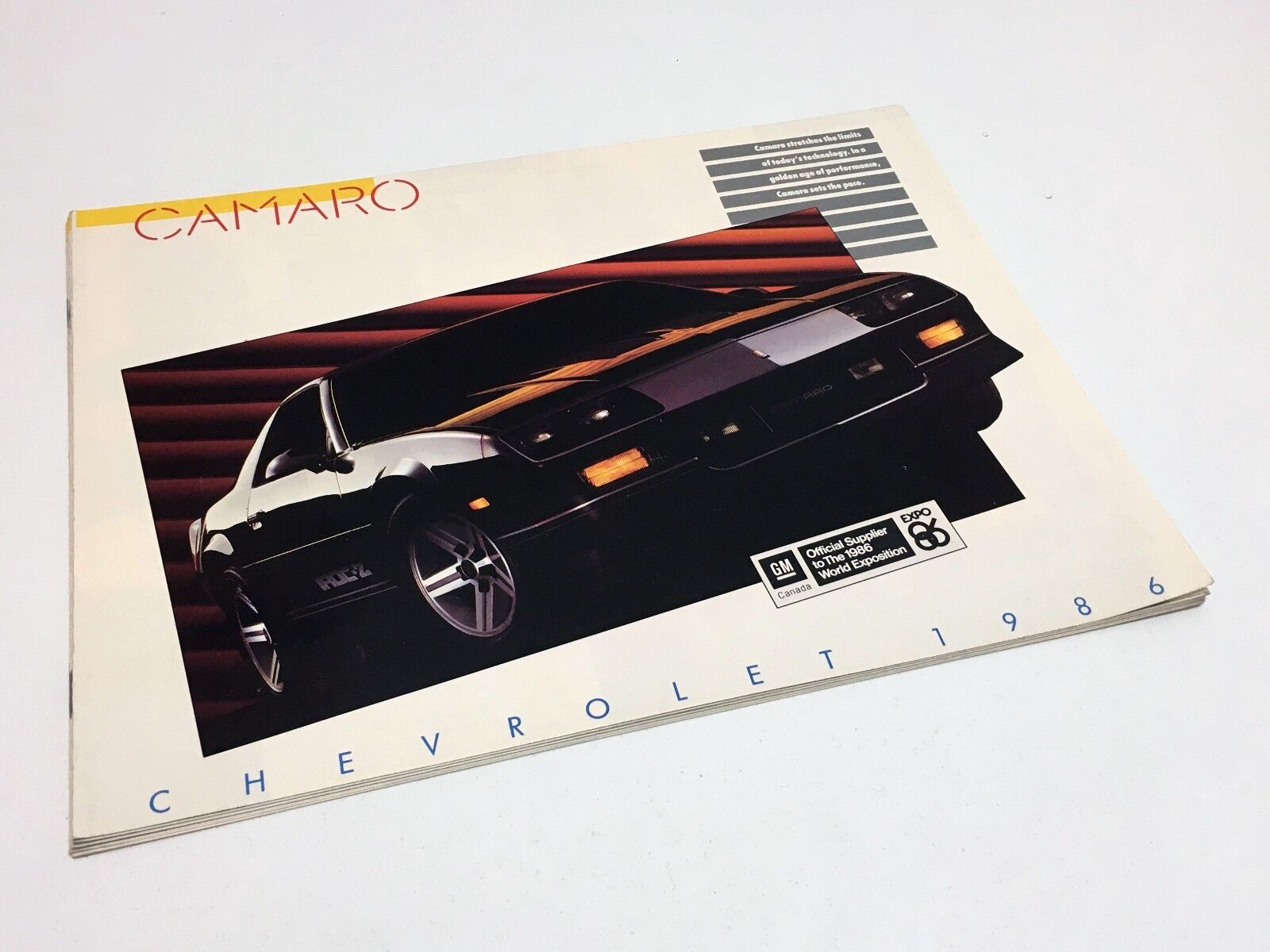 1986 Chevrolet Camaro Brochure