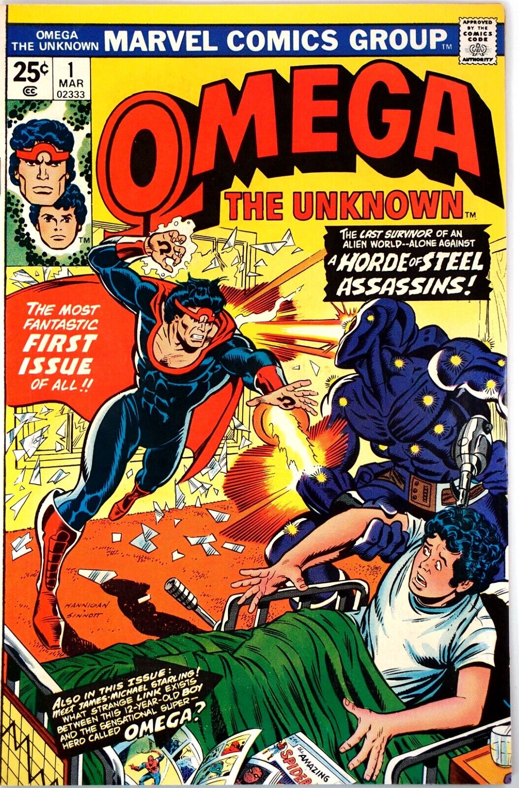 Omega the Unknown #1-#10, a cult classic Full run of rare 1970s Marvel title