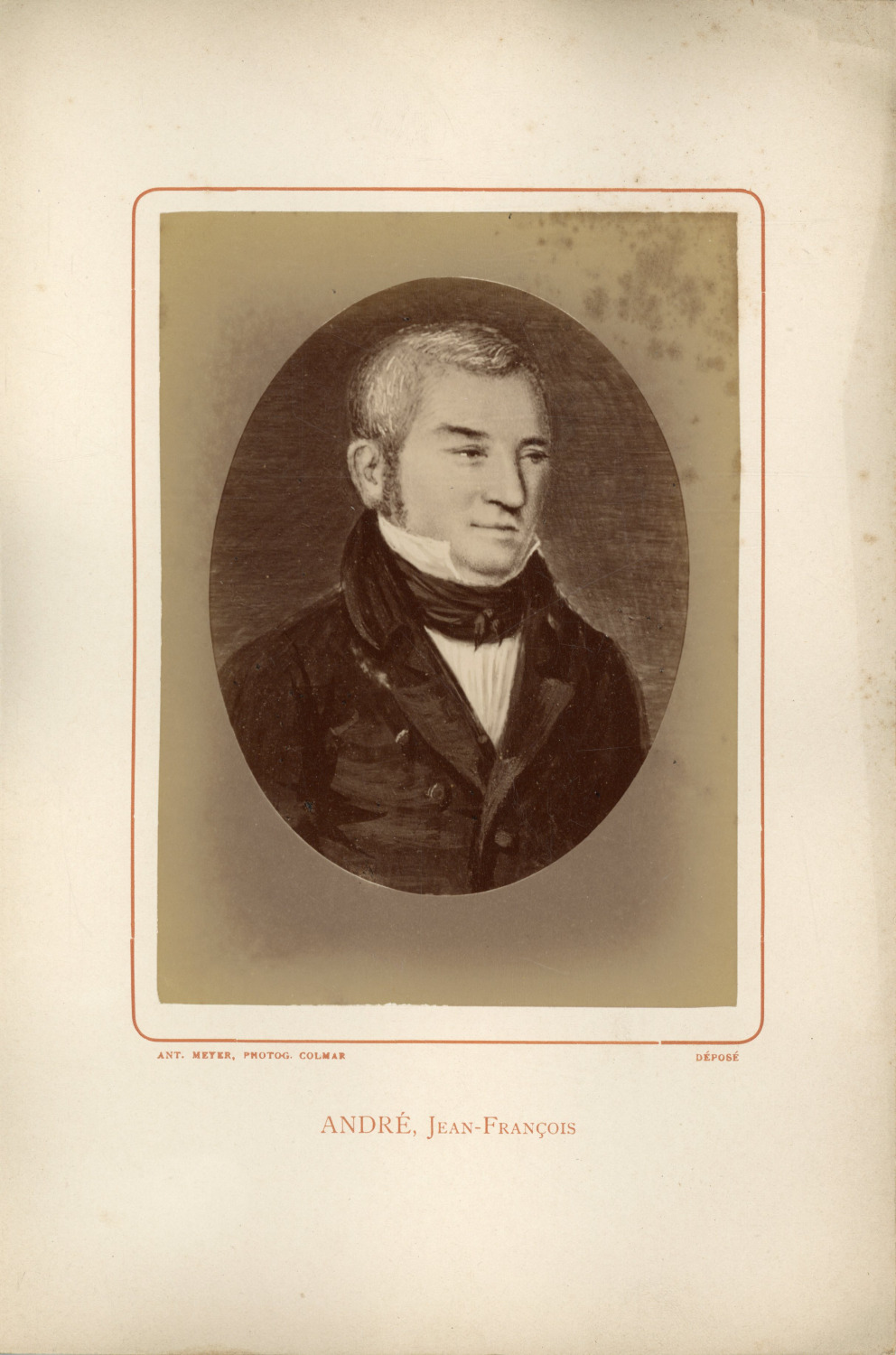 Ant. Meyer, Photog. Colmar, Jean François André (1767-1848), politician wine