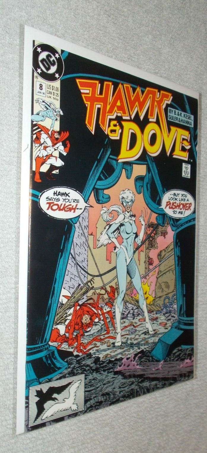 HAWK & DOVE # 8 VG- 1990 DC COMICS SEXY DOVE COVER