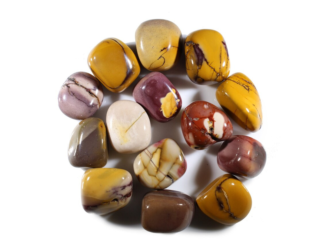Mookaite Tumbled Gemstones - Bulk Wholesale Options - 1 LB
