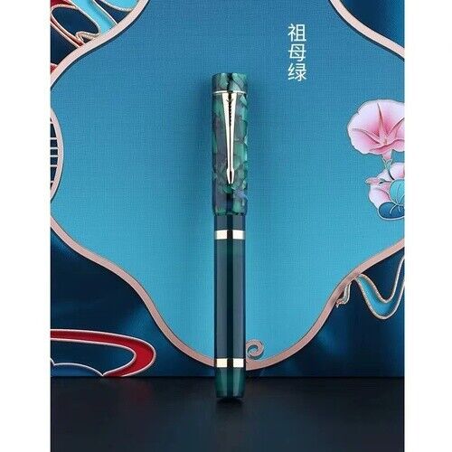 2021 Majohn M700 Resin Classical Fountain Pen #6 BOCK Nib F(0.5mm) Ink Pen Gift