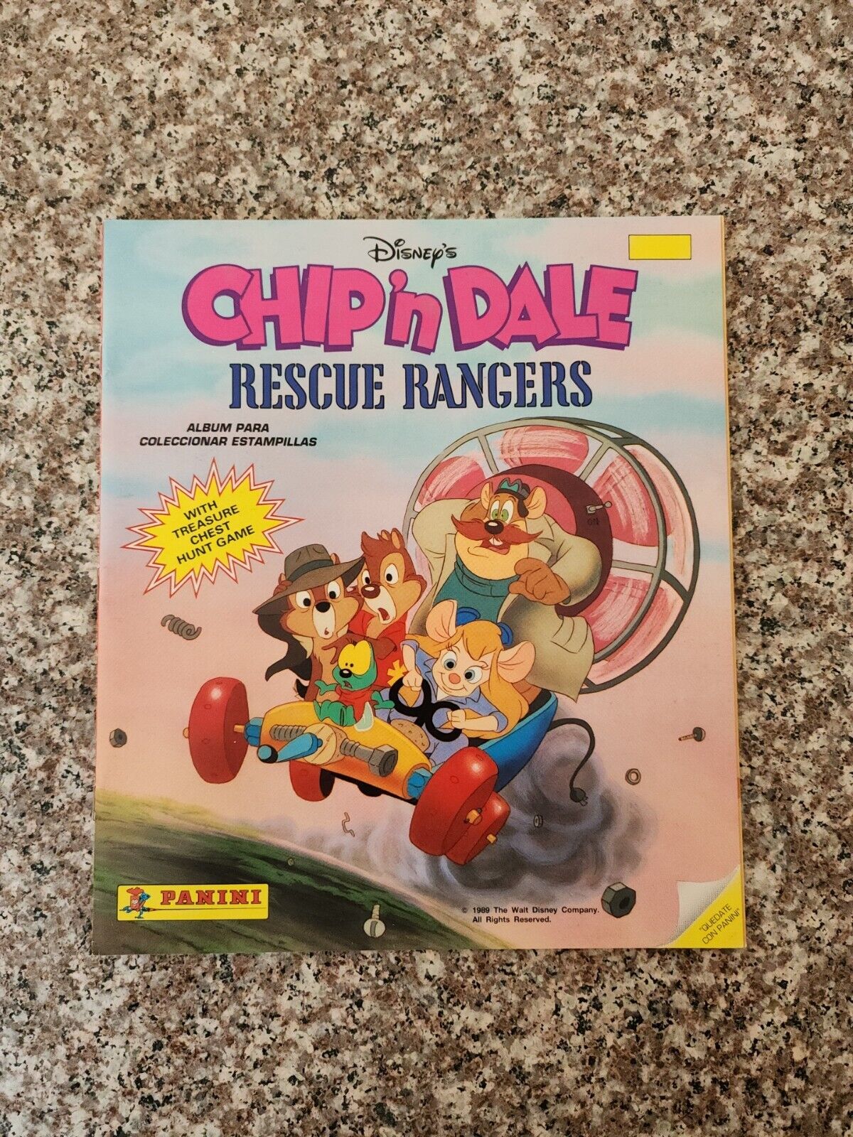 Chip n Dale Rescue Rangers Panini Stickers Empty Album Rare