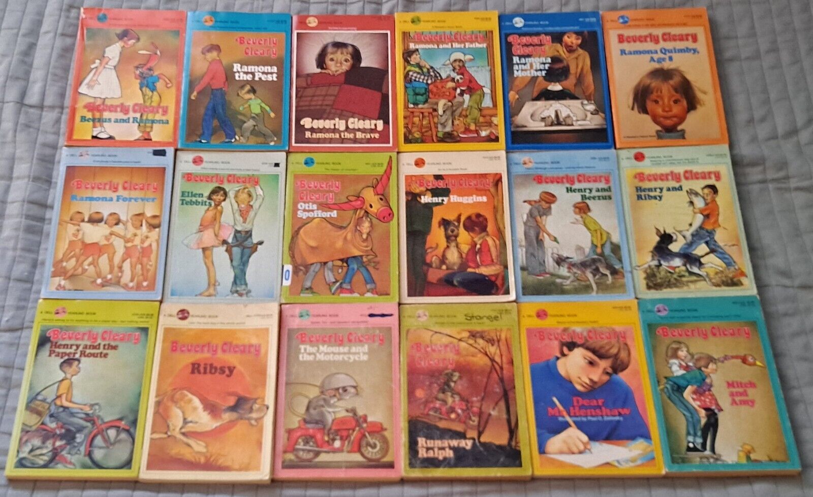 18 BEVERLY CLEARY Vintage DELL YEARLING Paperbacks RAMONA QUIMBY & More