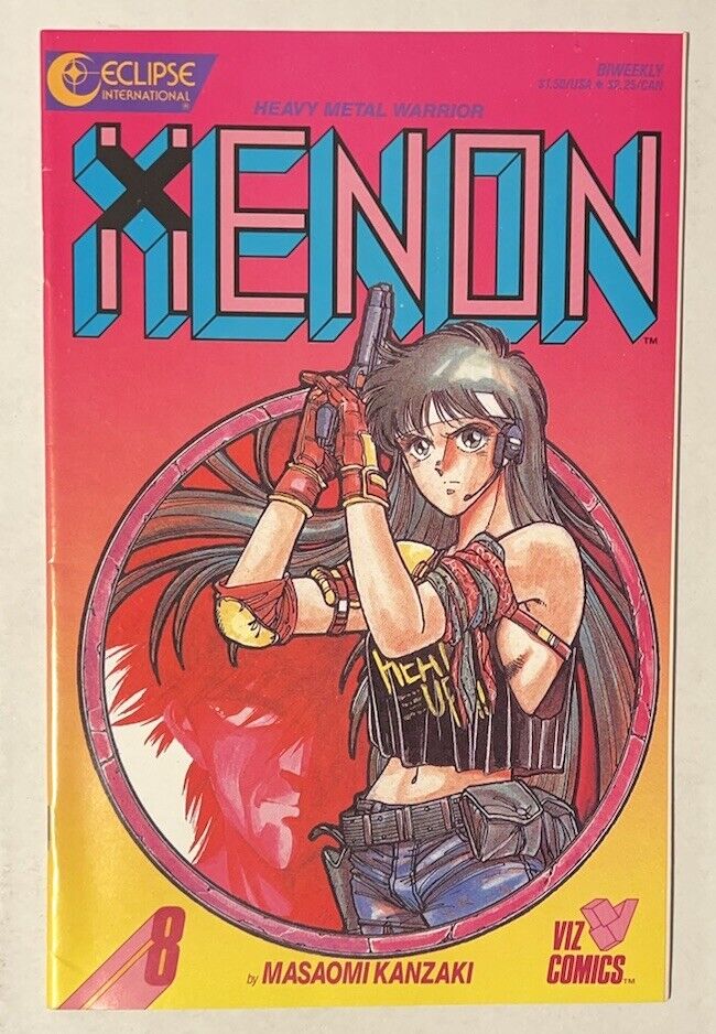 Xenon #8 1988 Eclipse Comics Comic Book - We Combine Shipping