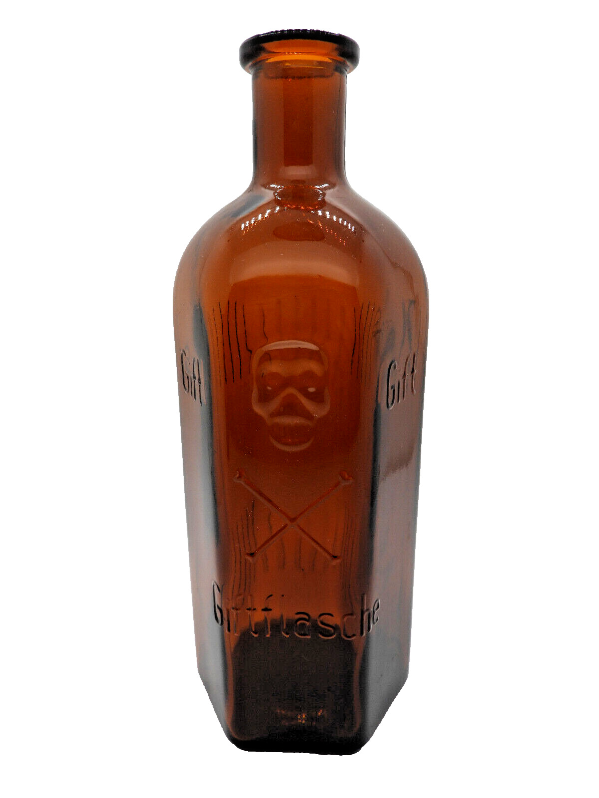 +ANTIQUE+ KH-18 Poison bottle 500ml / Giftflasche / one skull and crossbones