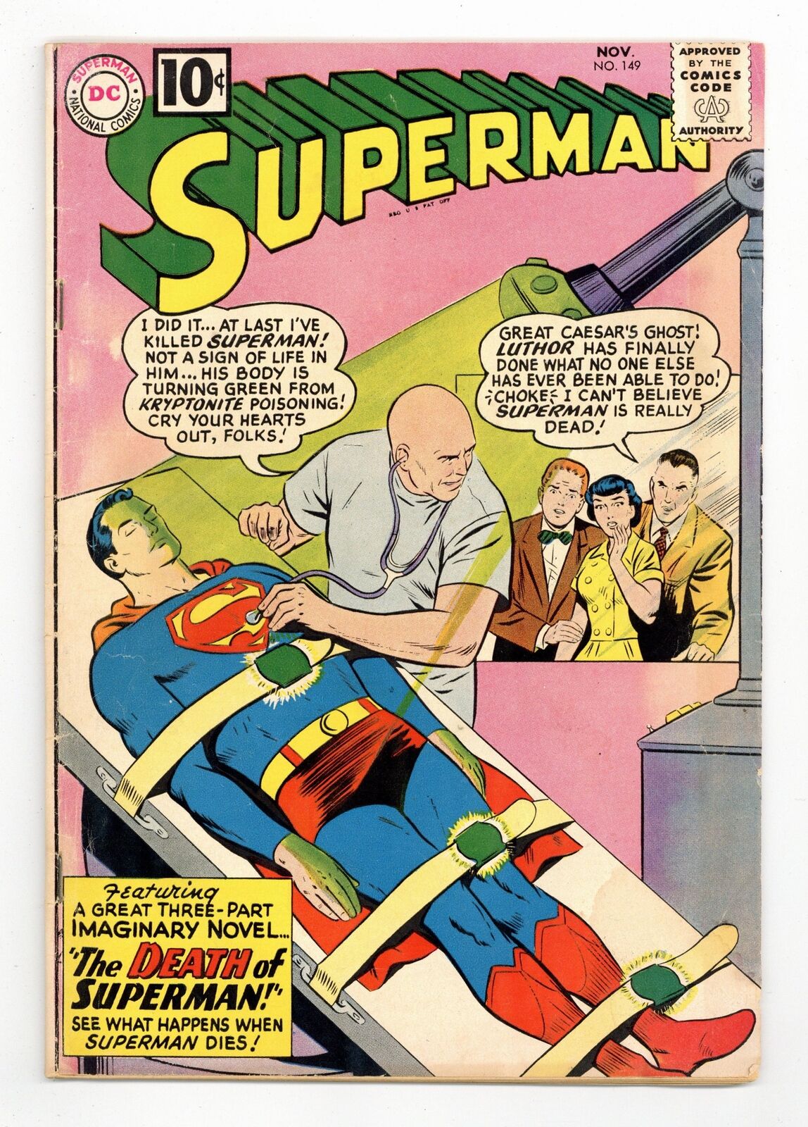 Superman #149 GD/VG 3.0 1961