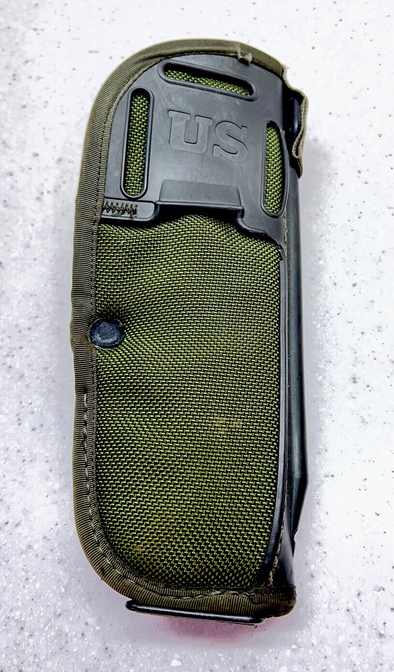 US Military BIANCHI INTERNATIONAL M-12 Army OD Green Holster Beretta M9 #9388057