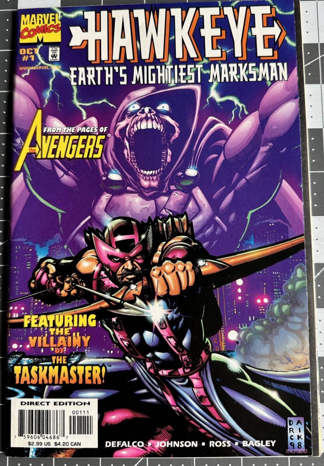Hawkeye: Earth\'s Mightiest Marksman #1 (Marvel, October 1998) | Combined Shippin