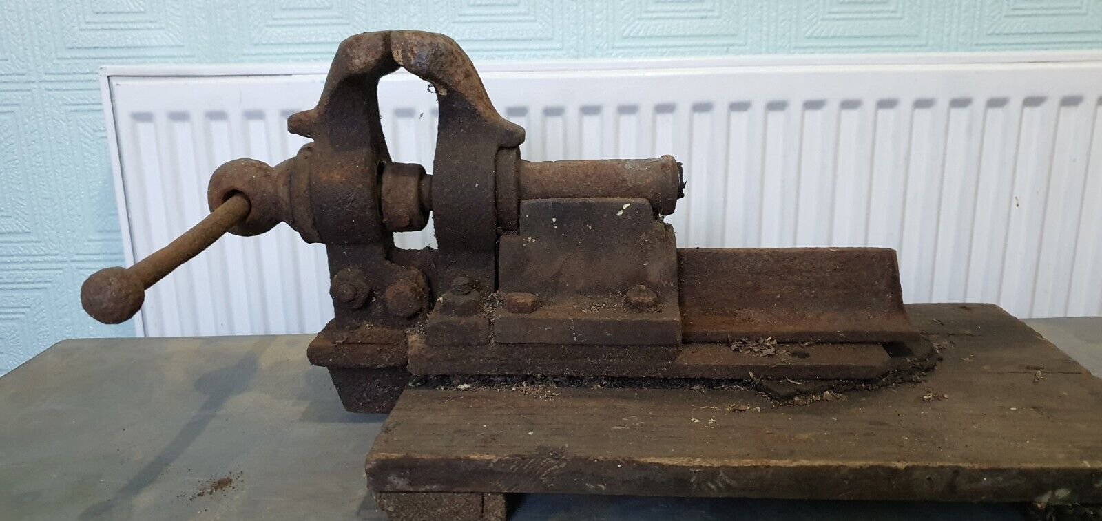 Antique Rare Bench Vice 3.5 inch Jaws 
