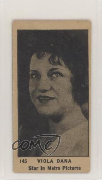 1922 Starring In Strip Cards W991 Numbered Viola Dana #145 m4e