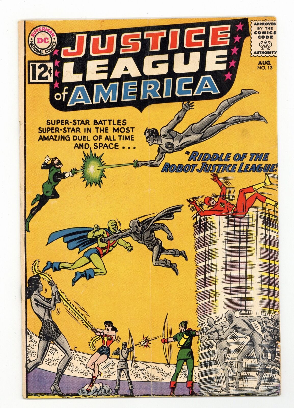 Justice League of America #13 GD+ 2.5 1962