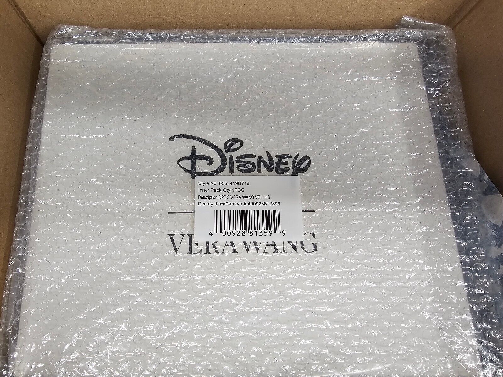 NEW Vera Wang Disney Minnie Mouse Ears Veil Headband Limited Release Wedding