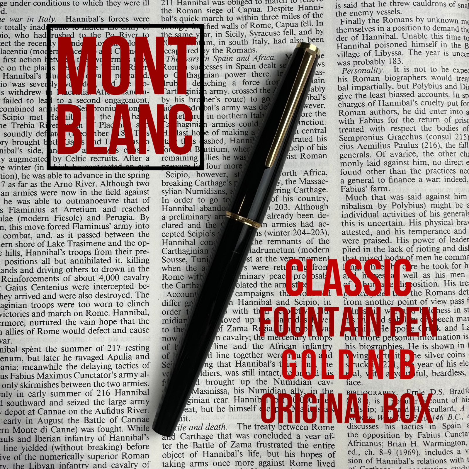 Montblanc Classic Fountain Pen With BOX - Excellent - Almost NOS