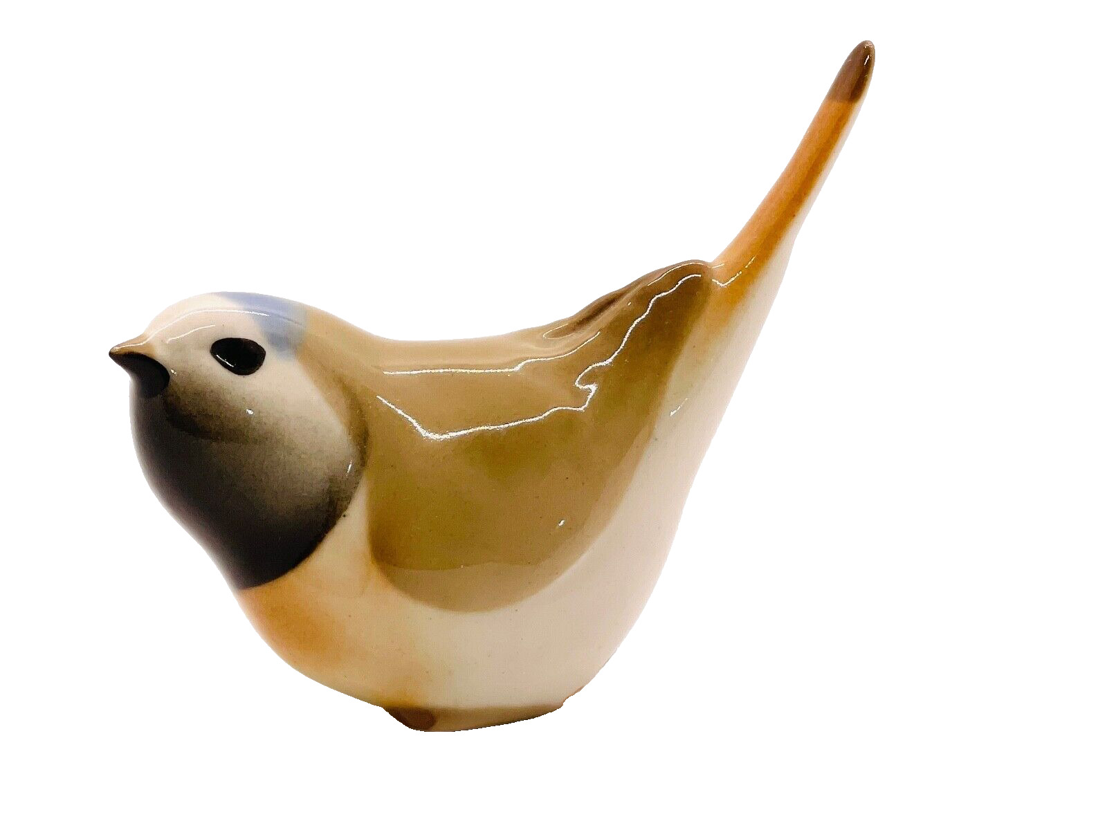 Lomonosov Vintage Porcelain Wren Bird Figurine Pre-1991