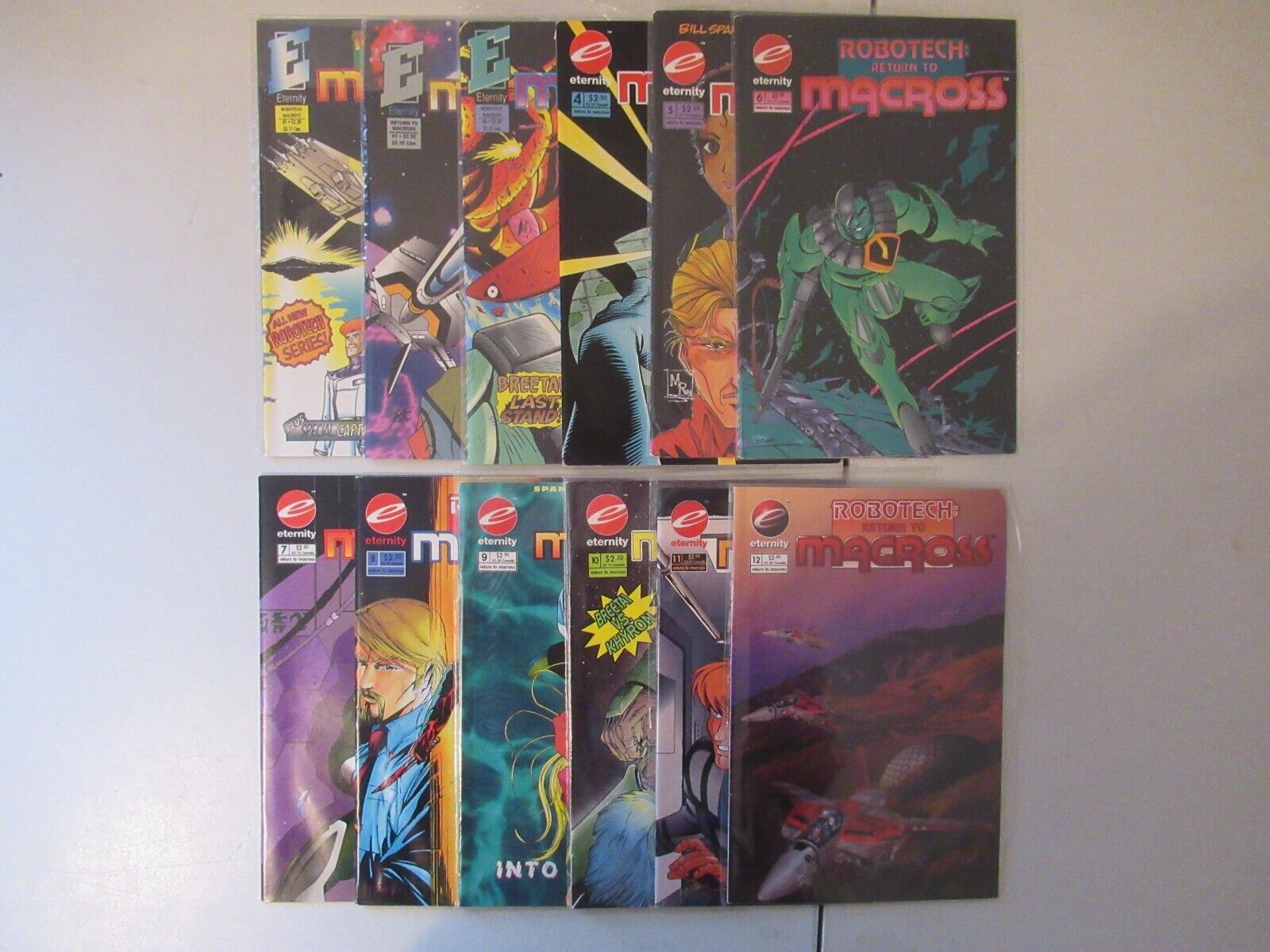 Robotech Return to Macross COMPLETE 12 ISSUE SERIES Eternity  1993