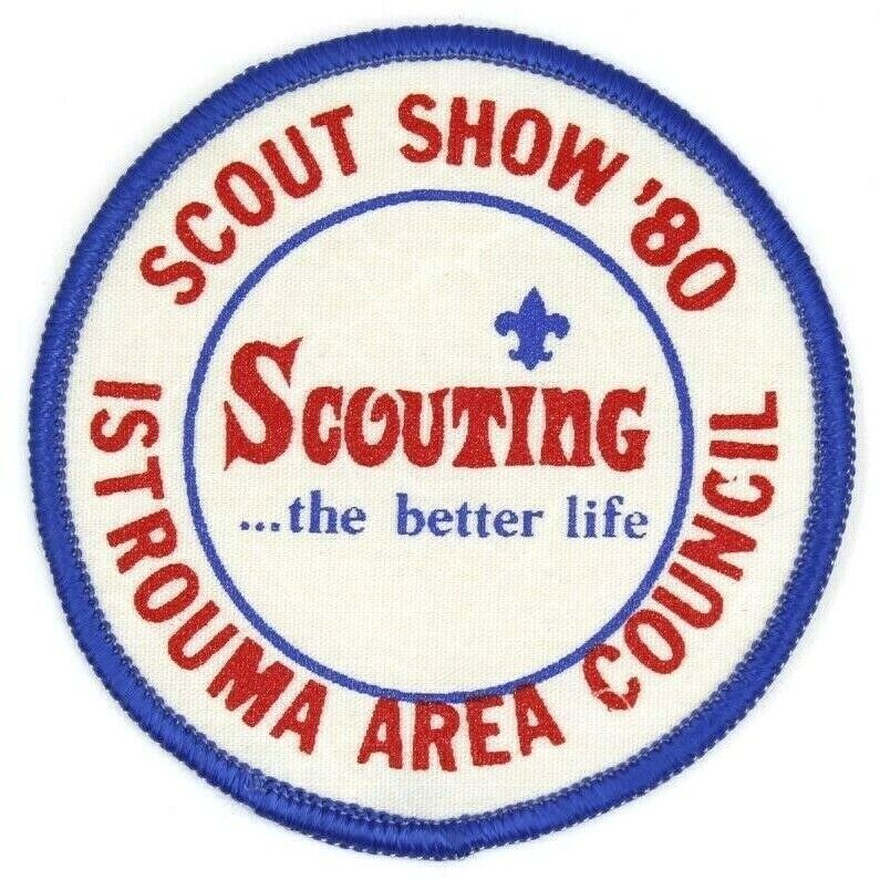 1980 Scout Show Istrouma Area Council Patch Louisiana Mississippi Boy Scouts BSA
