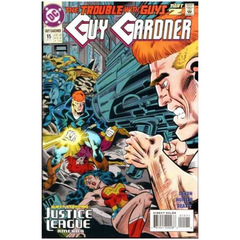 Guy Gardner #15 in Near Mint minus condition. DC comics [w 