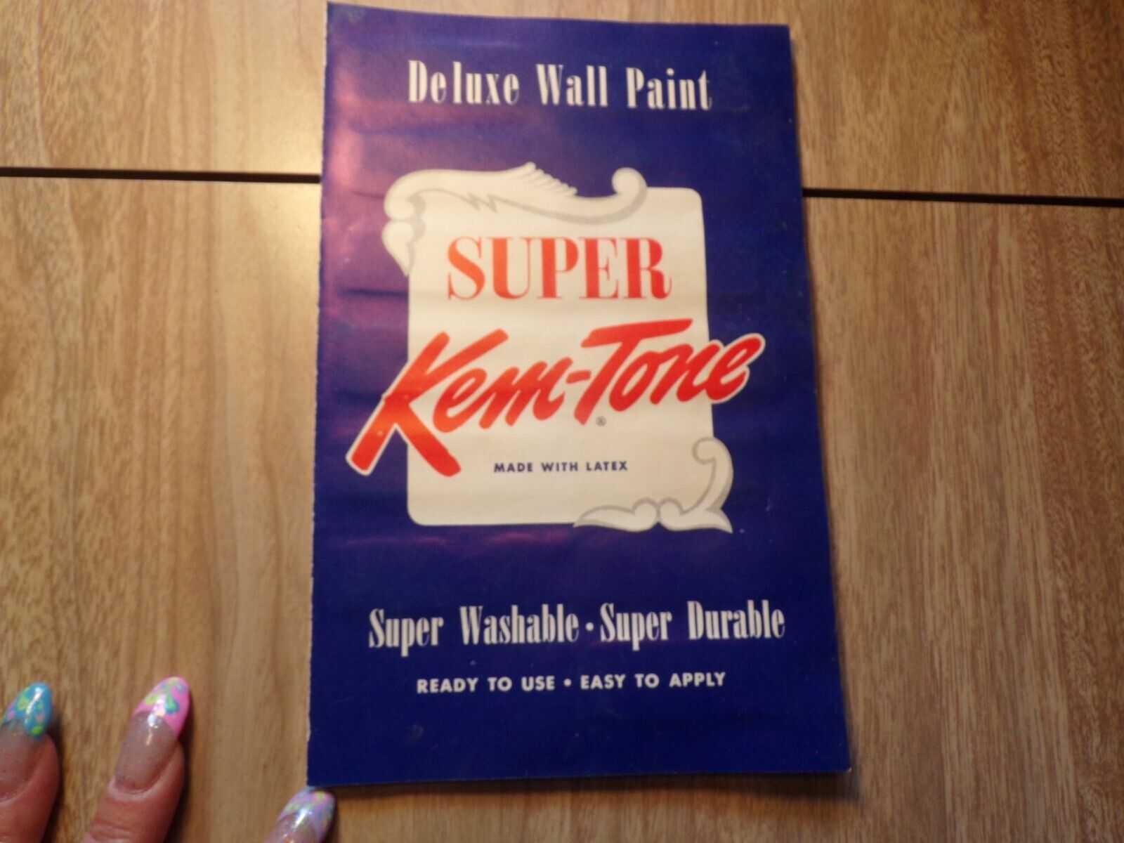 VTG Brochure Super Kem-Tone deluxe Wall Paint