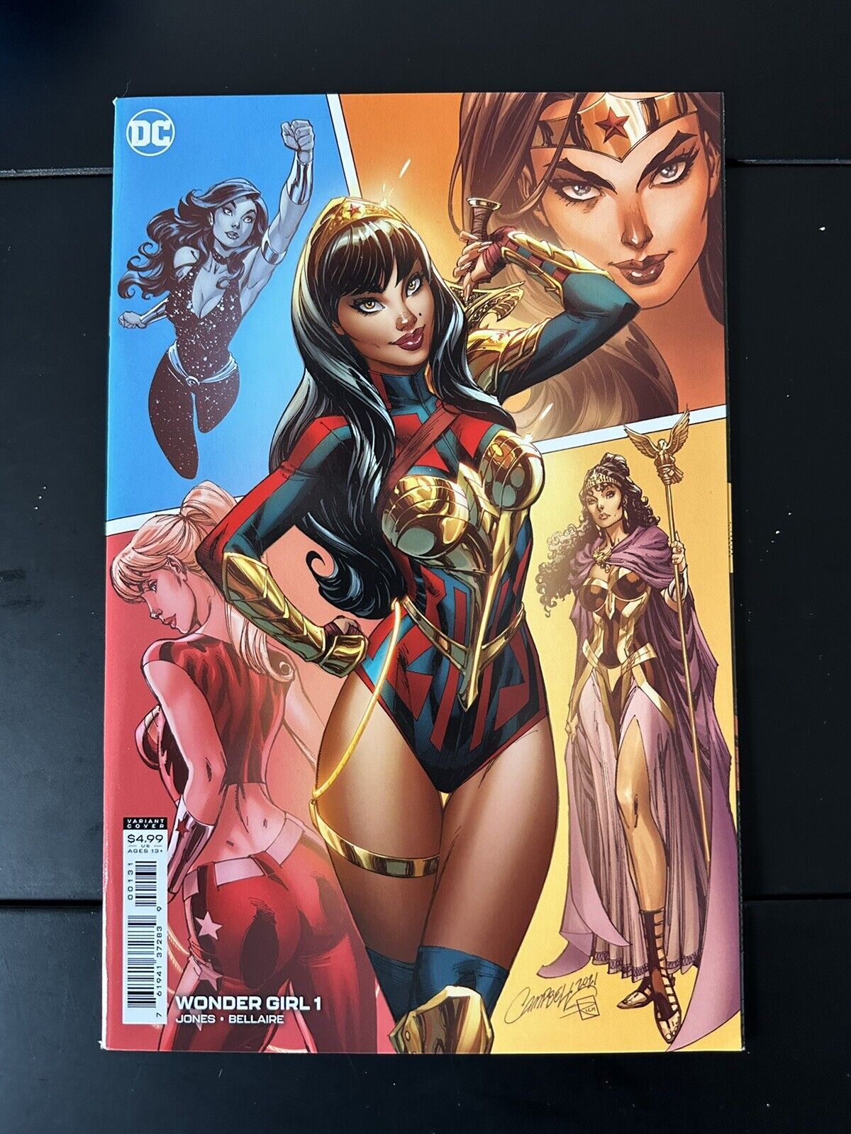 Wonder Girl #1 1:25 J Scott Campbell Variant NM Comic Book DC First Print