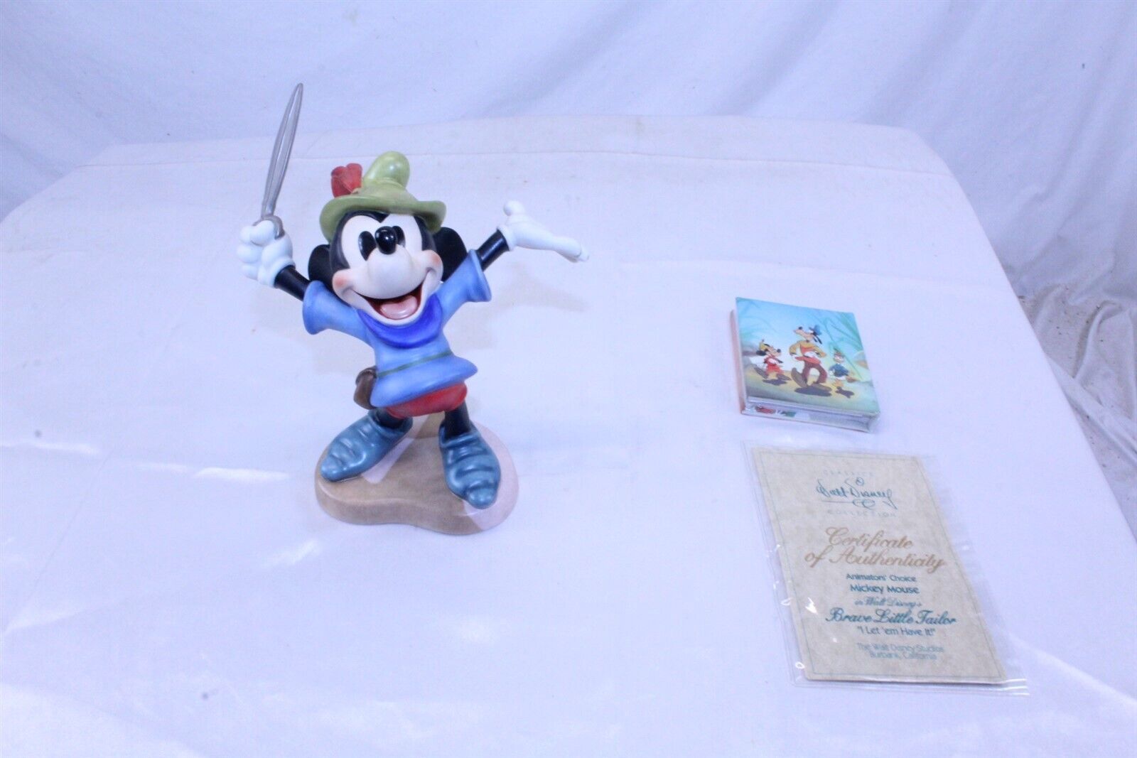 1993 Disney Collection Mickey Mouse Figurine Brave Little Tailor #41048
