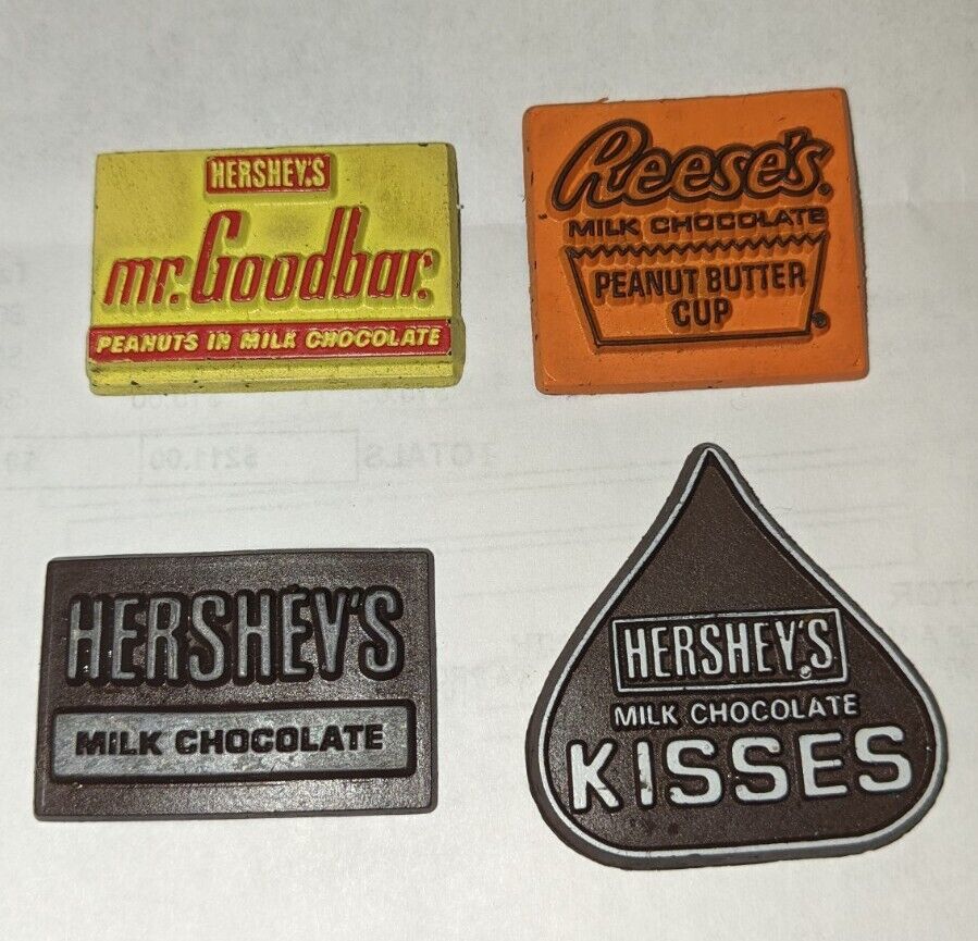 Lot Of Vintage Hershey's Brand Candy Magnets. 