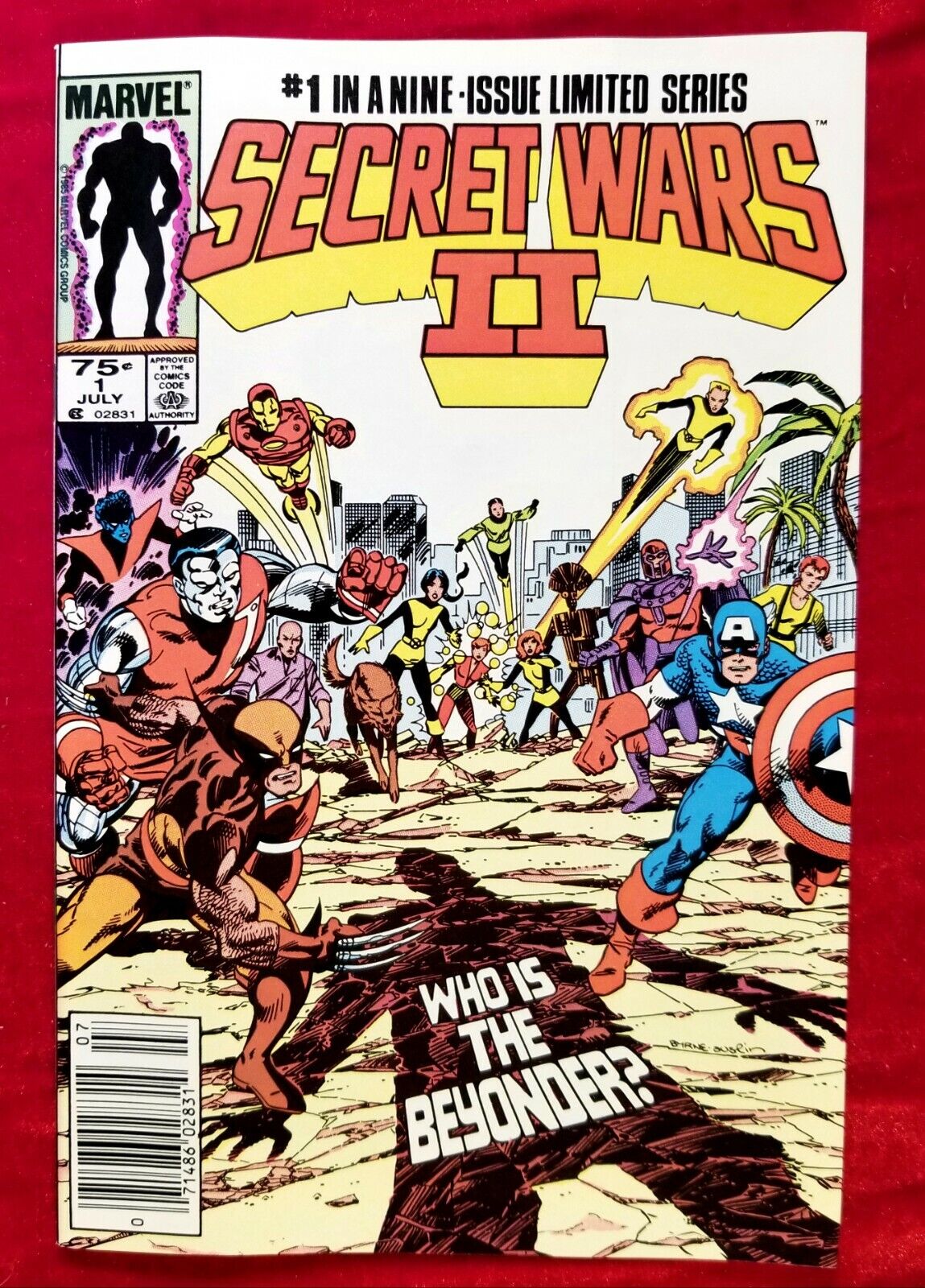 1985 SECRET WARS II #1 Newsstand 80s vtg Key NM HIGH GRADE Wolverine Ironman