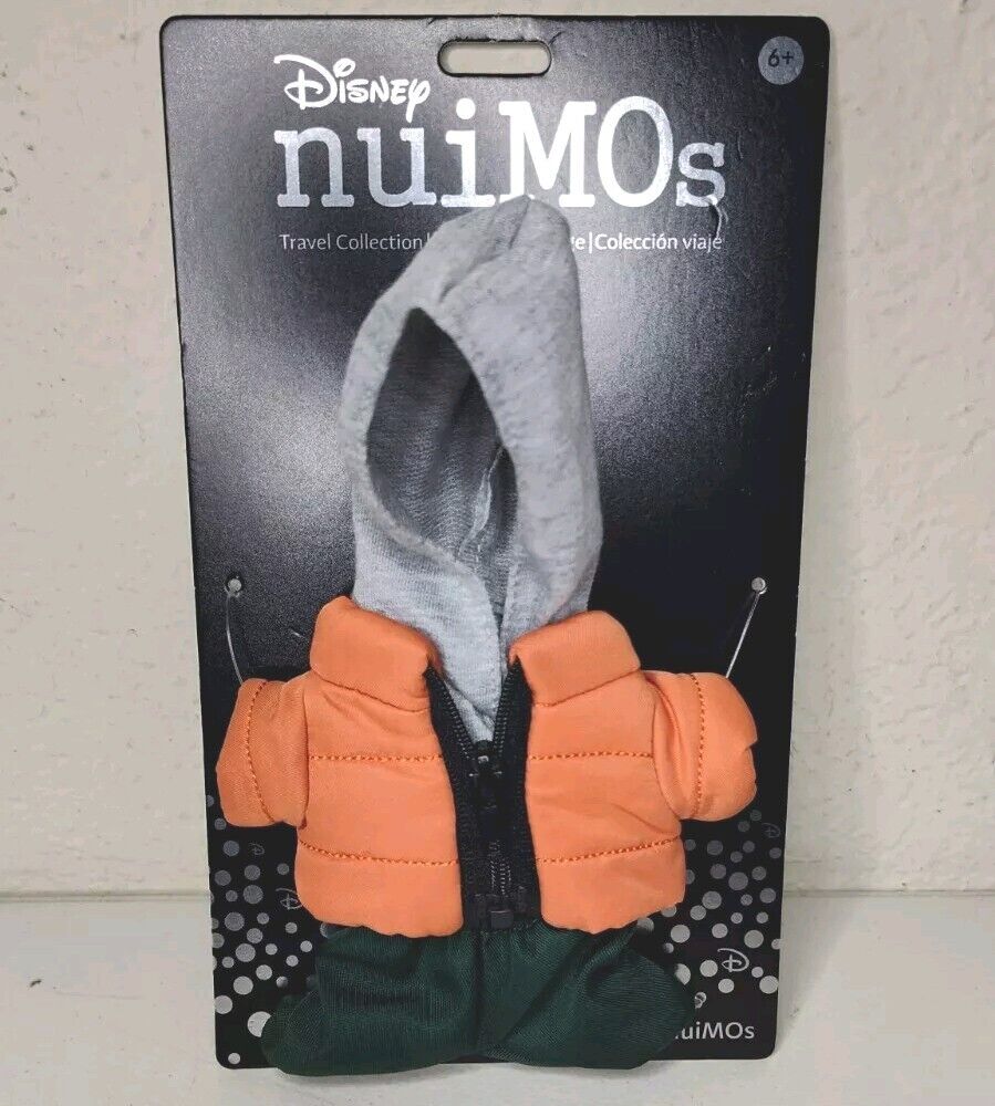 Disney 2021 nuimos costume outfits Orange Puffer Jacket with Gray Hoodie