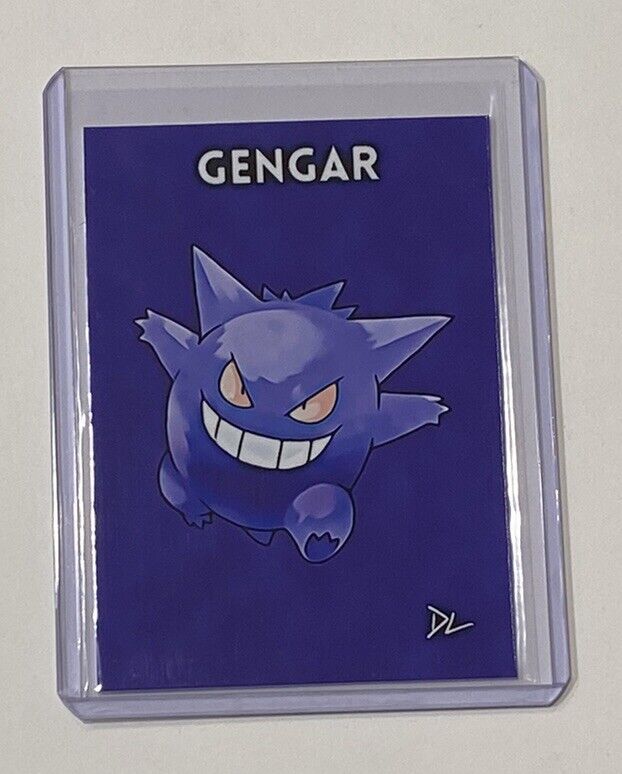 Gengar Limited Edition Artist Signed Pokemon Trading Card 1/10