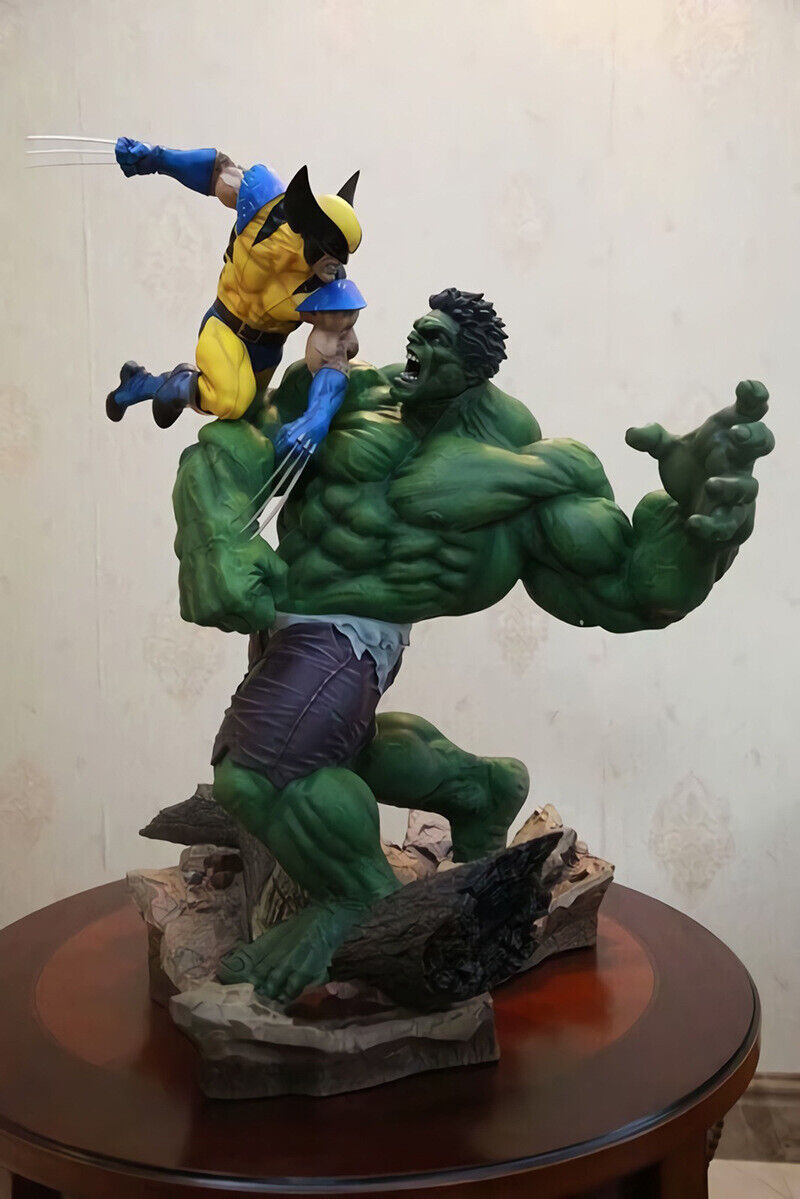 1/6 Anime Collect X-Men Hulk VS Wolverine Figure Big Statue New in Box